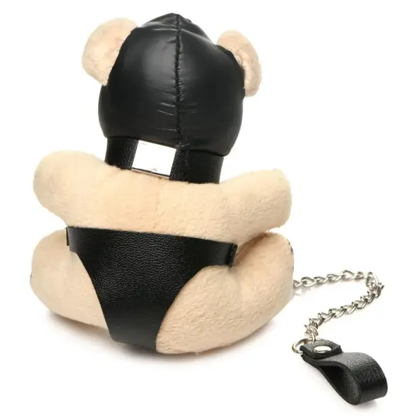 Hooded Teddy Bear Keychain - Tan - Bilde 2