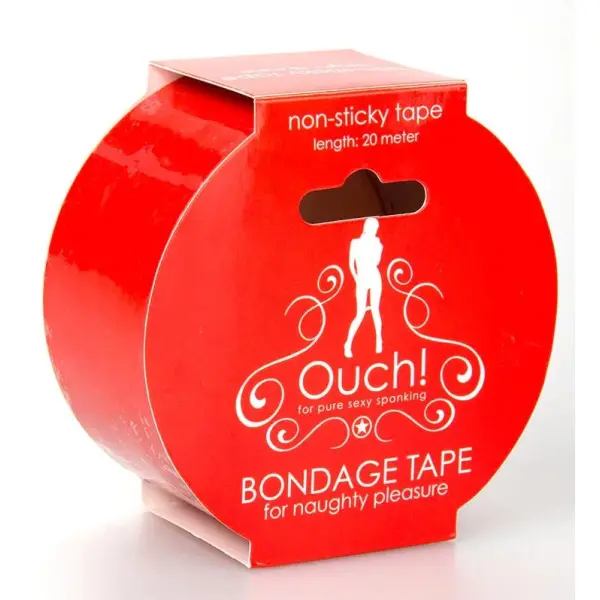 Bondage Tape Rød - Bilde 2
