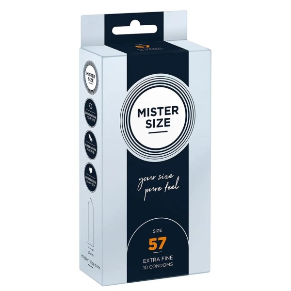 Pure Feel - Condoms 57 mm - 10 Pack