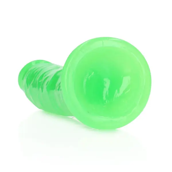 Slim Realistic Dildo with Suction Cup - Glow in the Dark - 8'' / 20 cm - Bilde 3