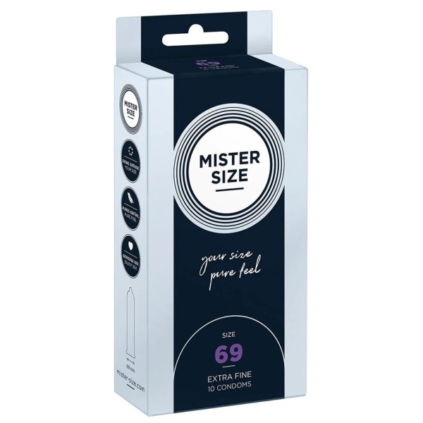 Pure Feel - Condoms 69 mm - 10 Pack