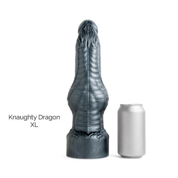 Hankey's Toys Knaughty Dragon - Metallgrå - X-Large - Bilde 2