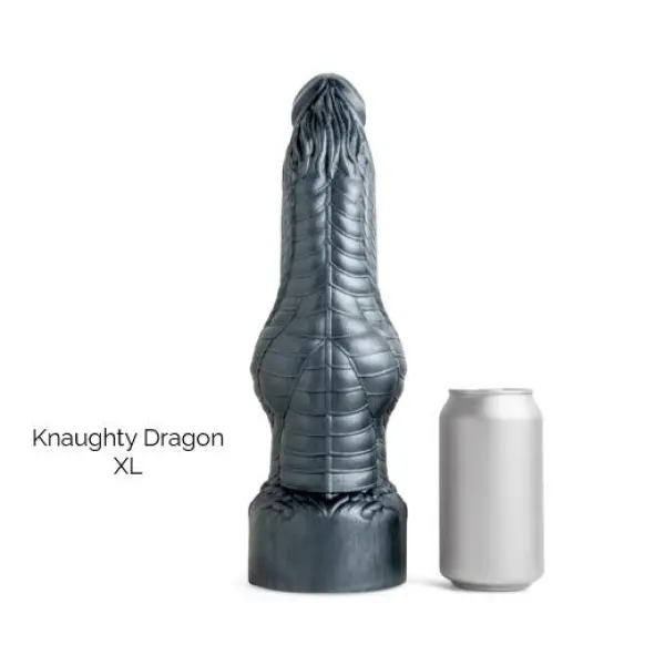 Hankey's Toys Knaughty Dragon - Metallgrå - X-Large - Bilde 2
