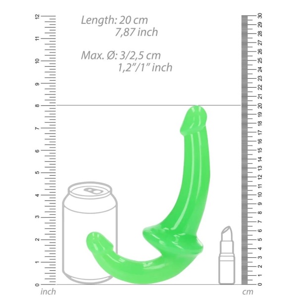 Strapless Strap-On - Glow in the Dark - 6'' / 13,5 cm - Bilde 3