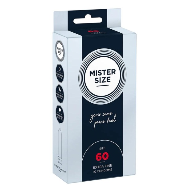 Pure Feel - Condoms 60 mm - 10 Pack