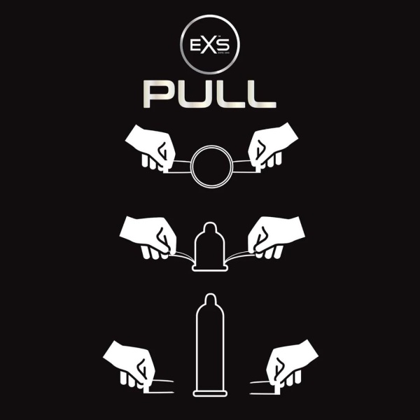 EXS Pull - Non-Latex Condoms - 6 Pieces - Bilde 2