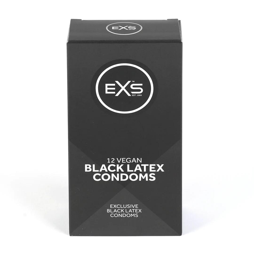 EXS Black Latex - Condoms - 12 Pieces