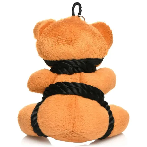 Rope Teddy Bear Keychain - Brown - Bilde 3