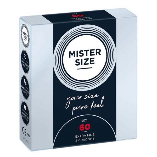 Pure Feel - Condoms 60 mm - 3 Pack