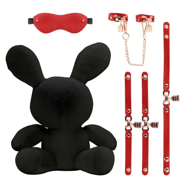 Rabbit Bondage - Velvet - Large - Black - Bilde 2