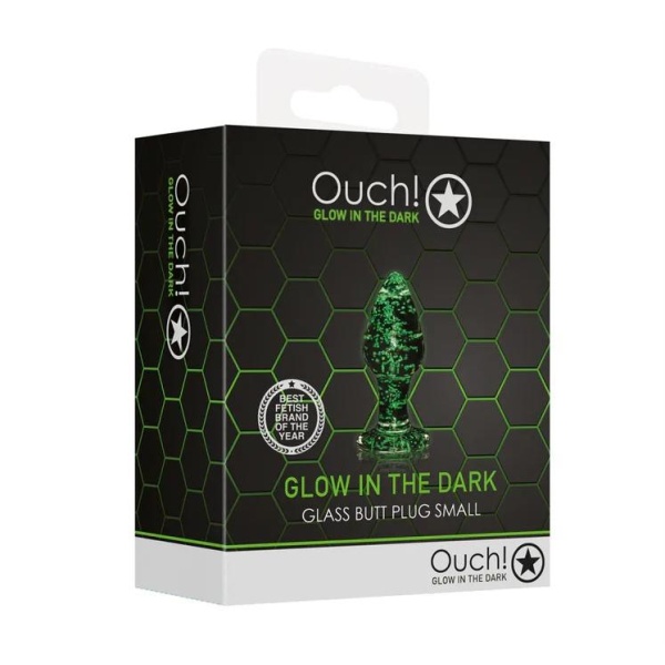 Glass Butt Plug - Glow in the Dark - Small - Bilde 2
