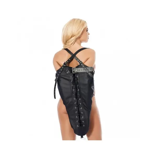 Arm straightjacket with straps