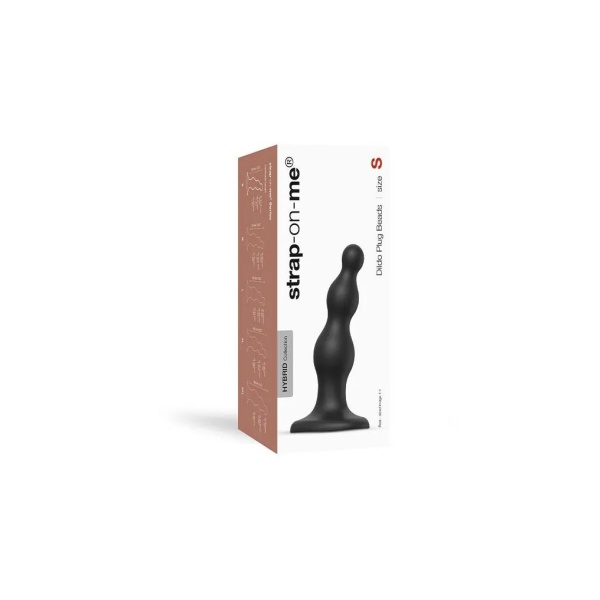Strap-On-Me - Dildo Plug Beads Size S - Black - Bilde 5