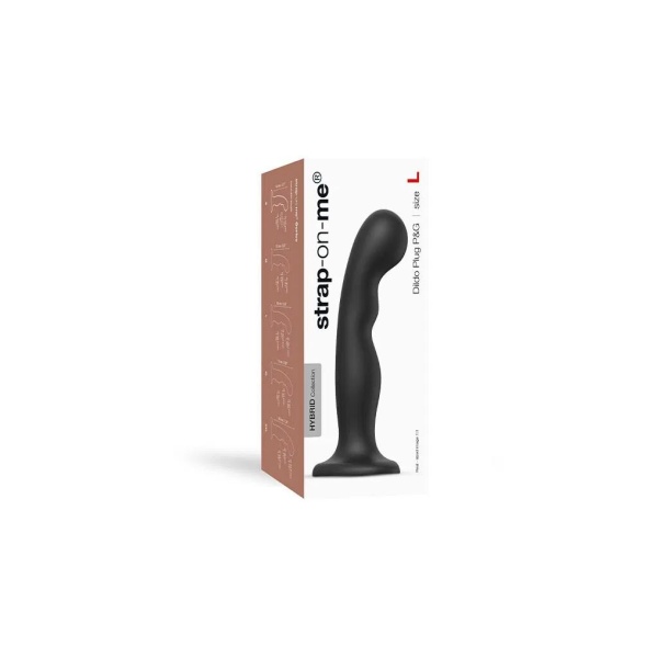 Strap-On-Me - Dildo Plug P&G Size L - Black - Bilde 2