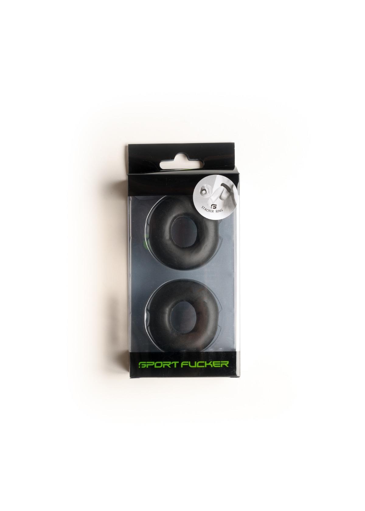 Stacker Rings 2-Pack Black