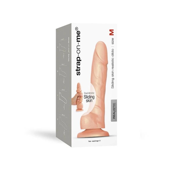 Strap-On-Me - Sliding Skin Realistic Dildo Size M - Nude - Bilde 2