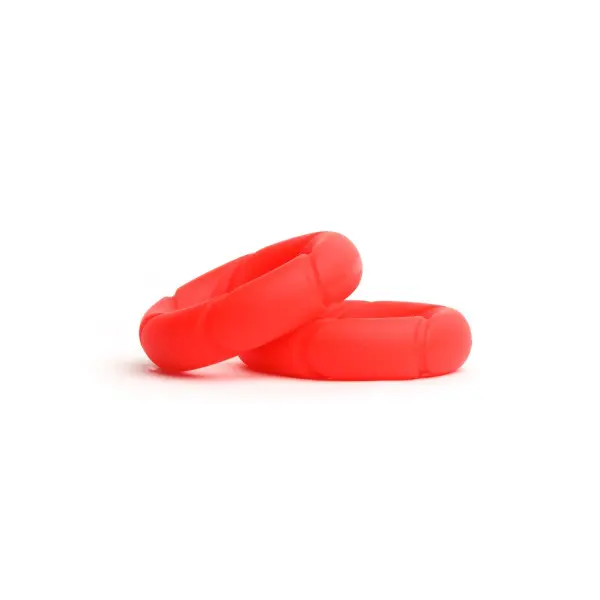 Liquid Silicone Ready Rings 2-Pack Red - Bilde 3