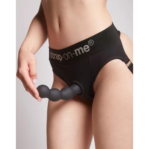 Strap-On-Me - Dildo Plug Balls Size L - Black - Bilde 4