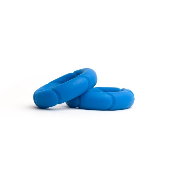 Liquid Silicone Ready Rings 2-Pack Blue - Bilde 3