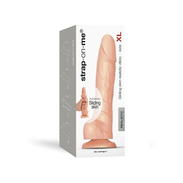 Strap-On-Me - Sliding Skin Realistic Dildo Size XL - Nude - Bilde 5
