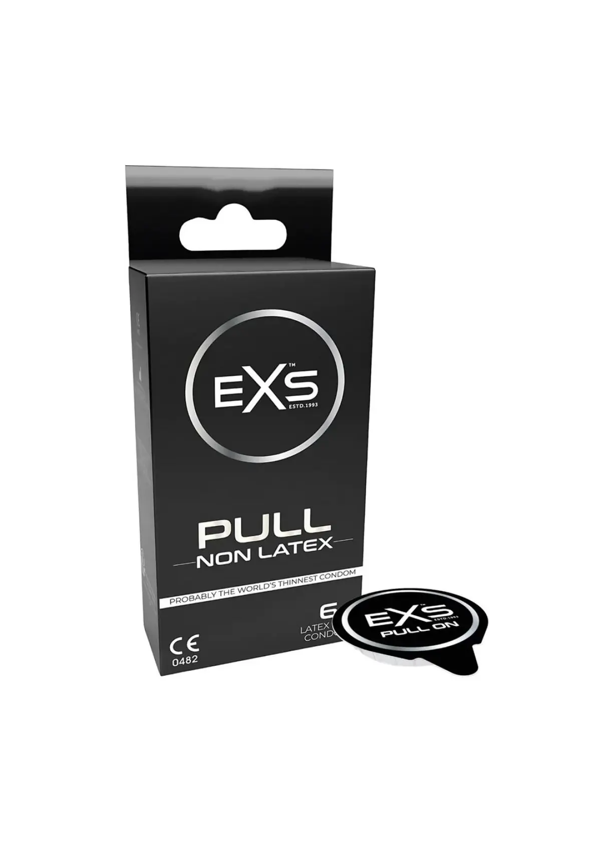 EXS Pull - Non-Latex Condoms - 6 Pieces