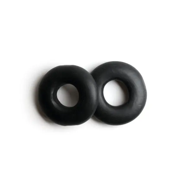 Stacker Rings 2-Pack Black - Bilde 2