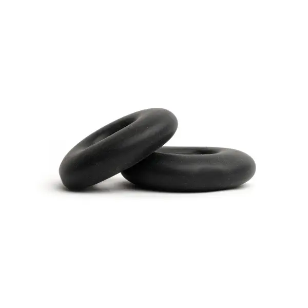 Stacker Rings 2-Pack Black - Bilde 3
