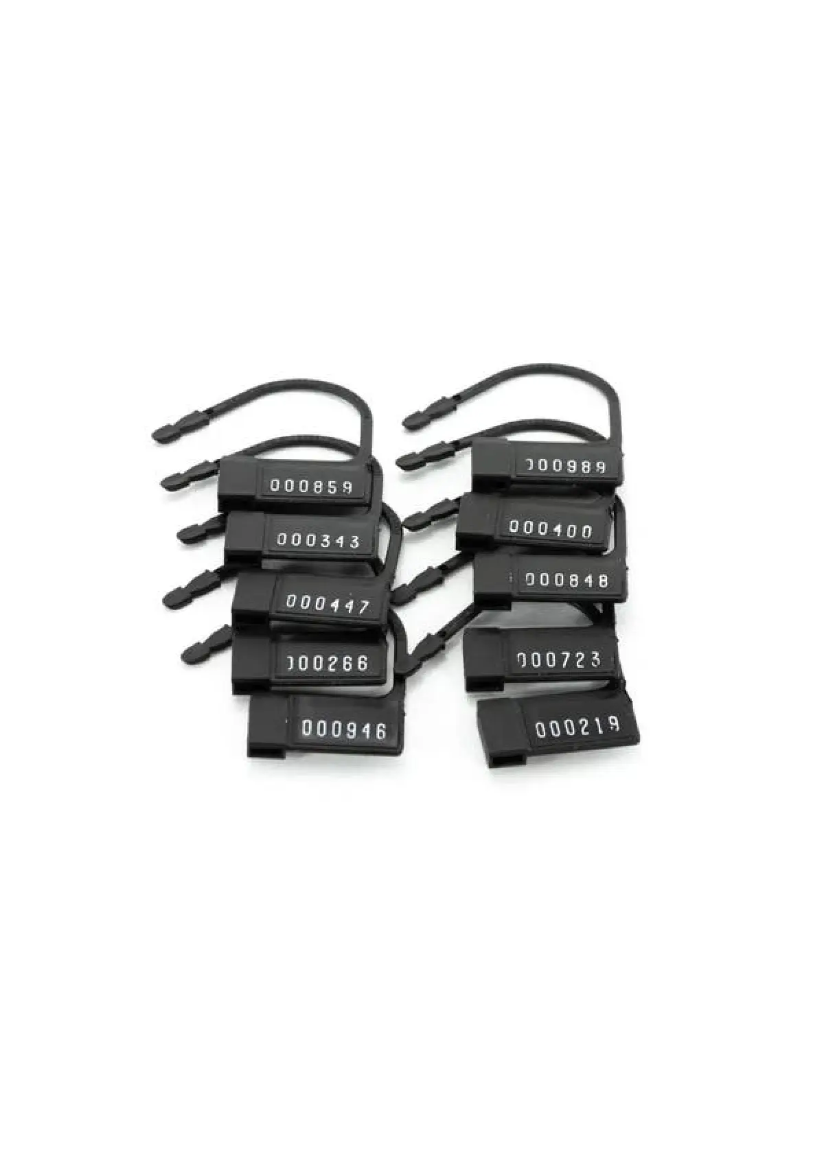 Serial Number Security Locks - 10 Pack
