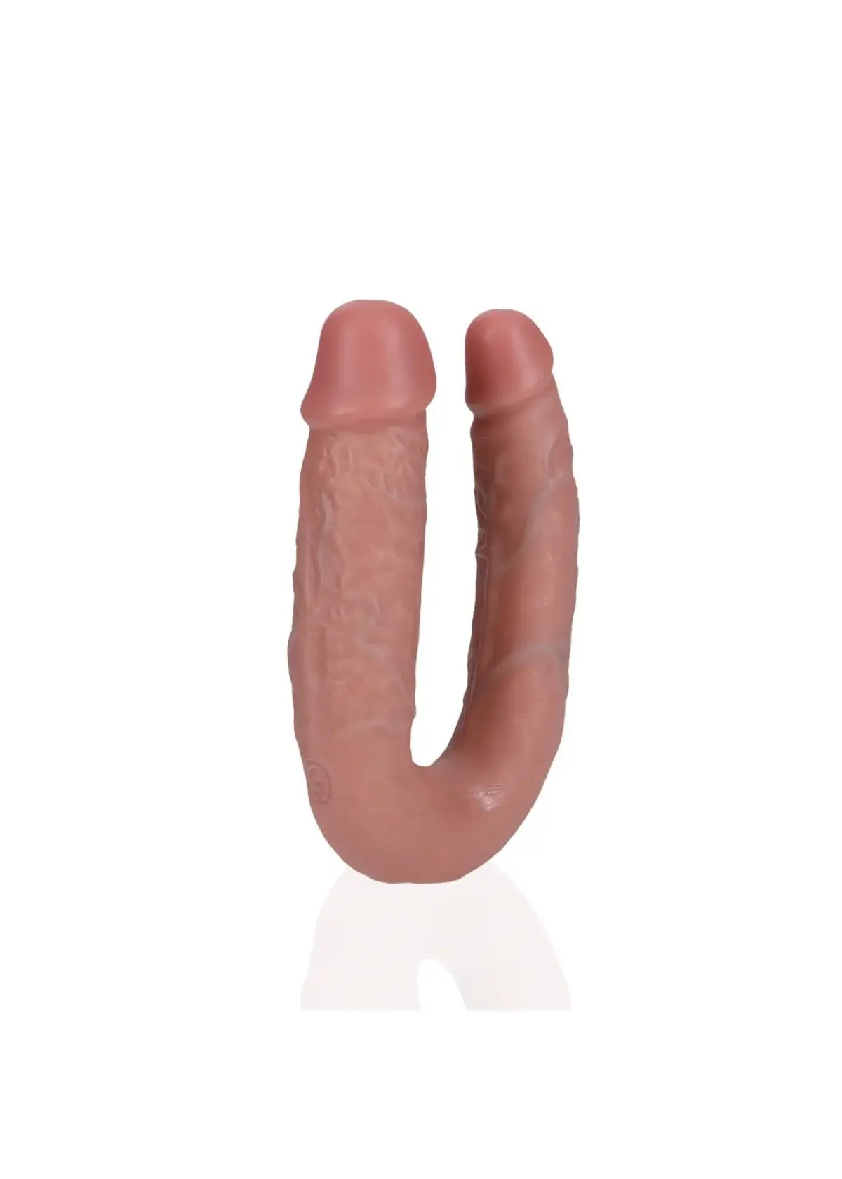 U Shaped Double Dildo 5 / 12,7 cm - Flesh