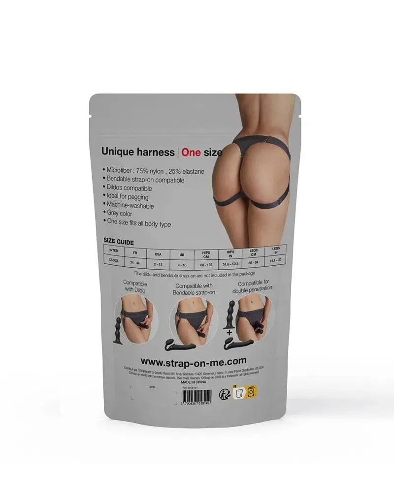 Strap-On-Me - Harness Unique - Strap-On Harness One Size - Grey - Bilde 6