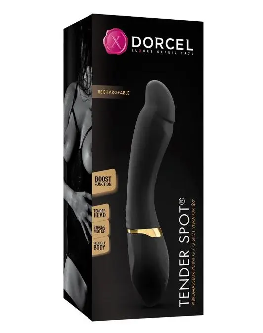 Tender Spot - Classic Vibrator - Black & Gold - Bilde 2