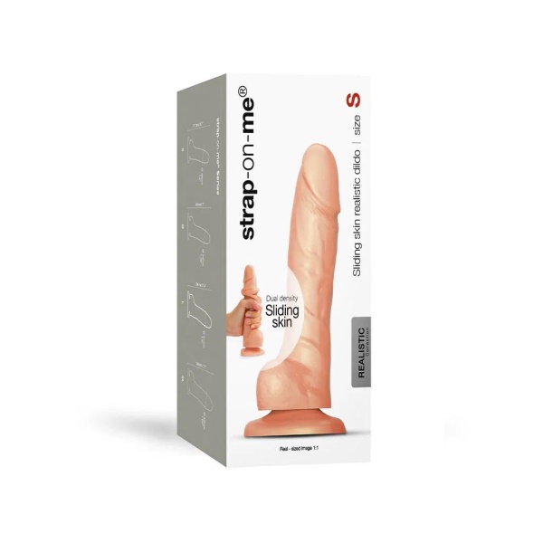 Strap-On-Me - Sliding Skin Realistic Dildo Size S - Nude
