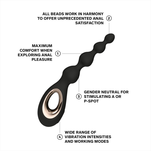 LELO - Soraya Beads - Black - Bilde 3