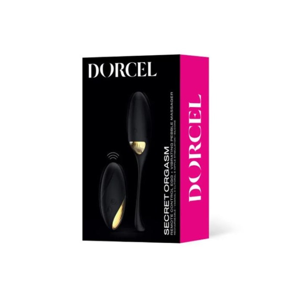 Secret Orgasm - Egg Vibrator with Remote Control - Black - Bilde 2