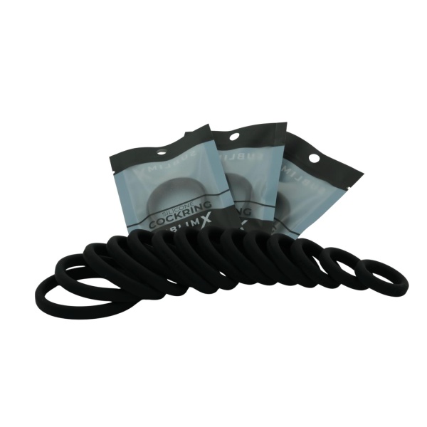 Sublim X Silicon Cockring - 14 sizes