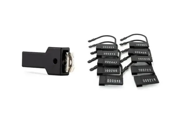 Double Key Sleeve (Black) + 10 Locks (Security Sleve) - Bilde 2