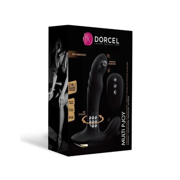Multi P-Joy - Prostate Massager with Remote Control - Black - Bilde 2