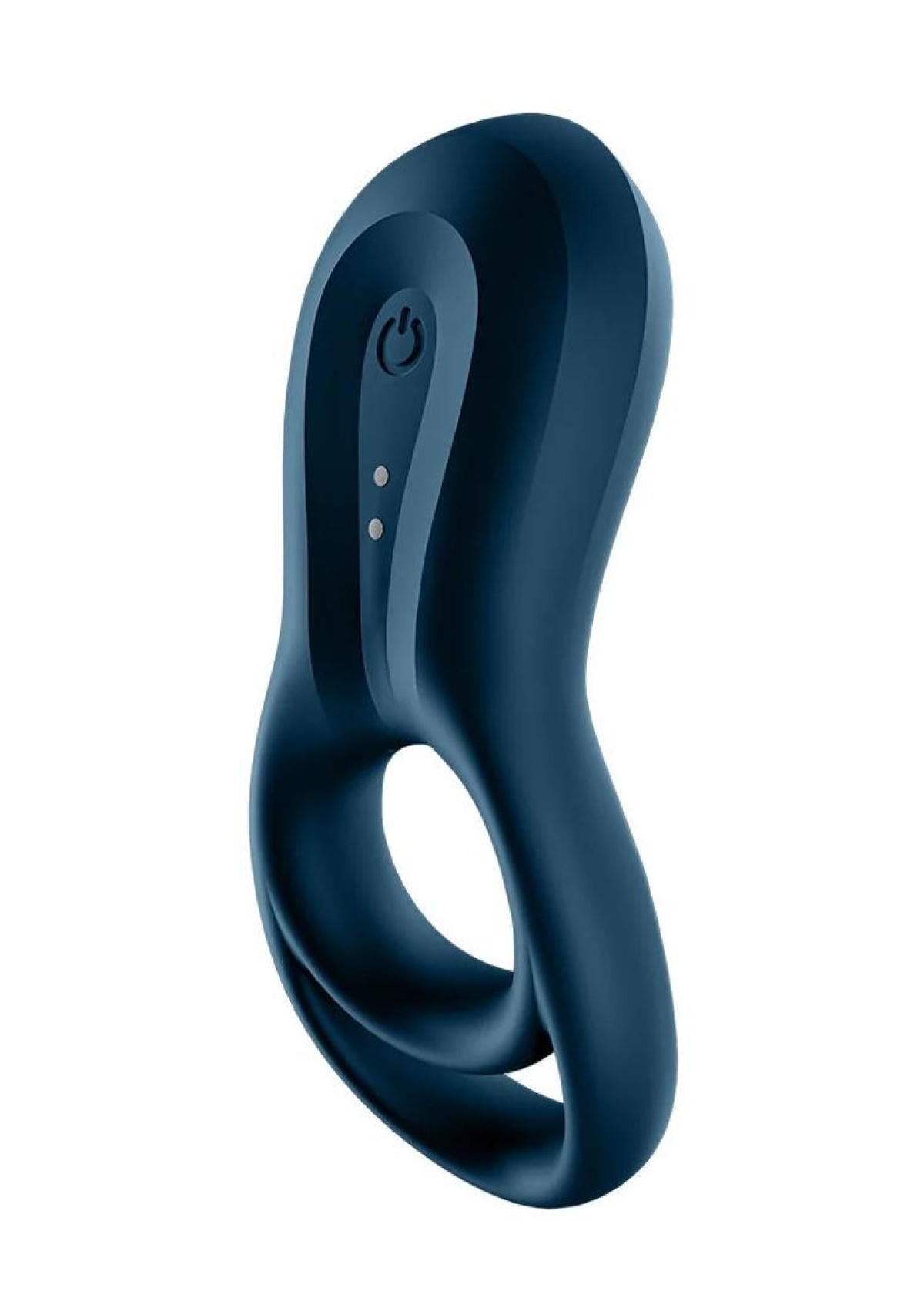 Epic Duo Ring - Double Ring Vibrating Cockring - Dark Blue