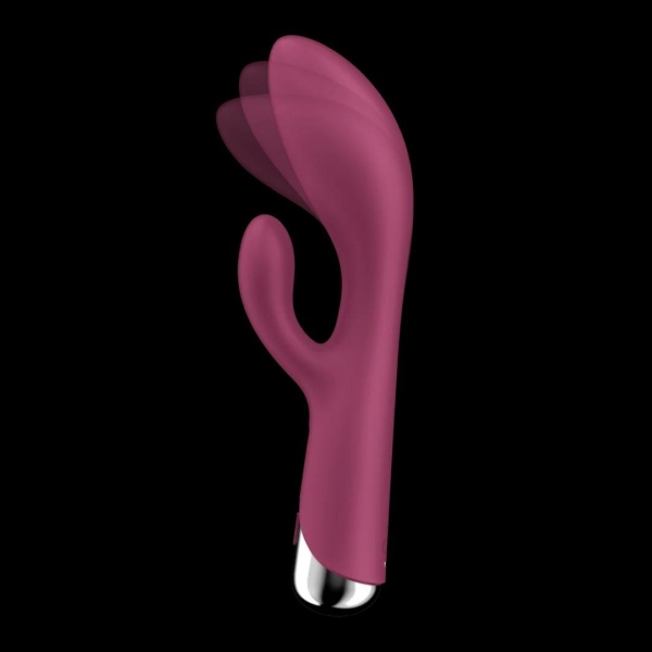 Spinning Rabbit 1 - Rotating Rabbit Vibrator - Red - Bilde 6
