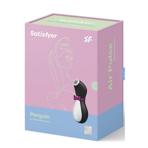 Penguin - Air Pulse Stimulator - Black/White - Bilde 3