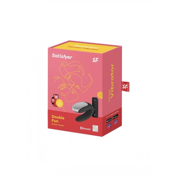 Double Fun - Partner Vibrator - Black - Bilde 3