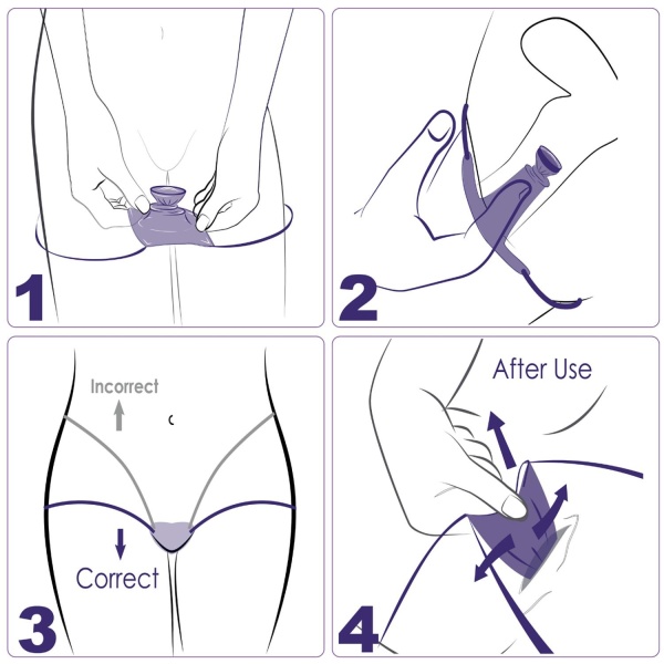 EXS Non-Latex Internal Condoms - 1 pice - Bilde 3