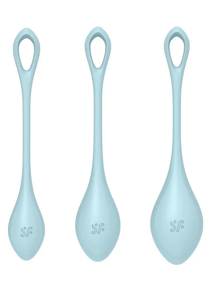 Yoni Power 2 - Kegel Balls Set - Light Blue - Bilde 3