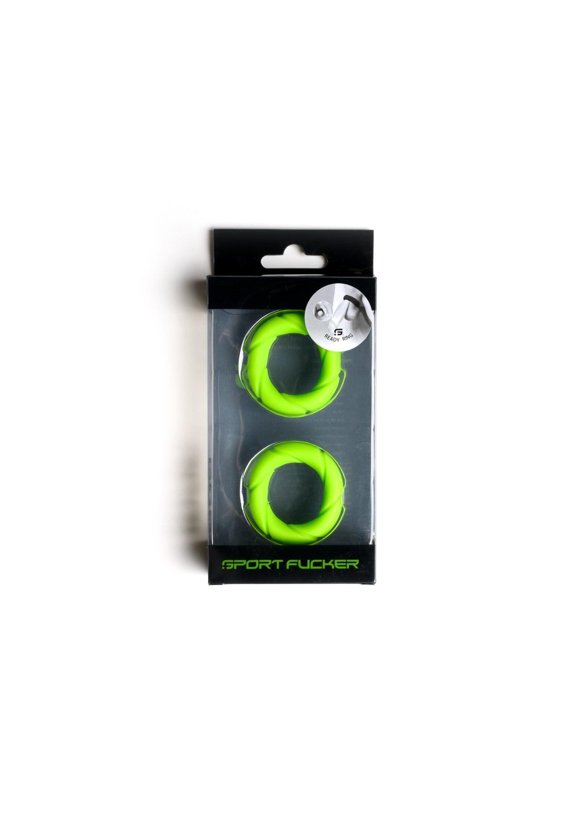 Liquid Silicone Ready Rings 2-Pack Green
