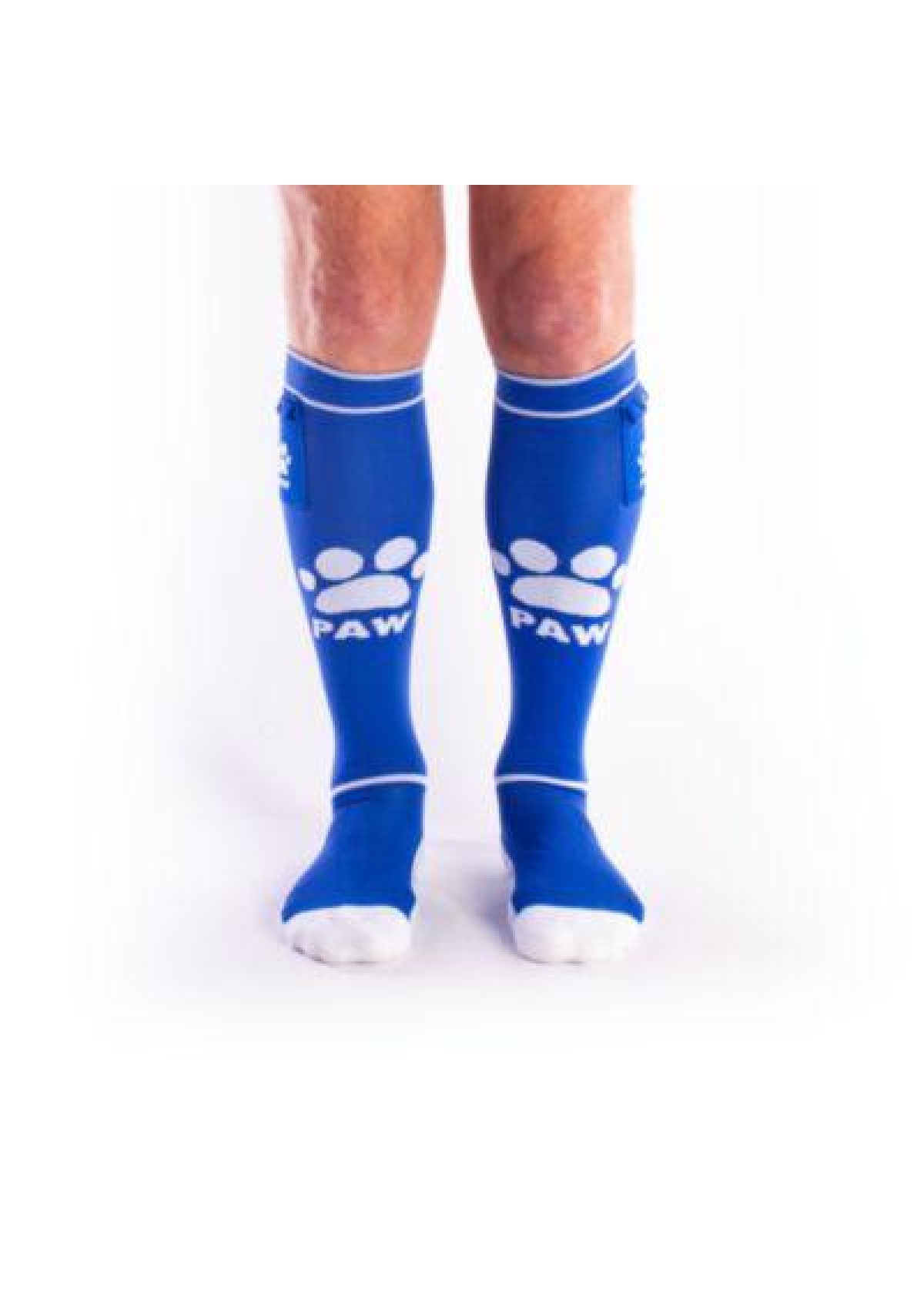 BRUTUS PUPPY Party Socks w. Pockets Blue / White