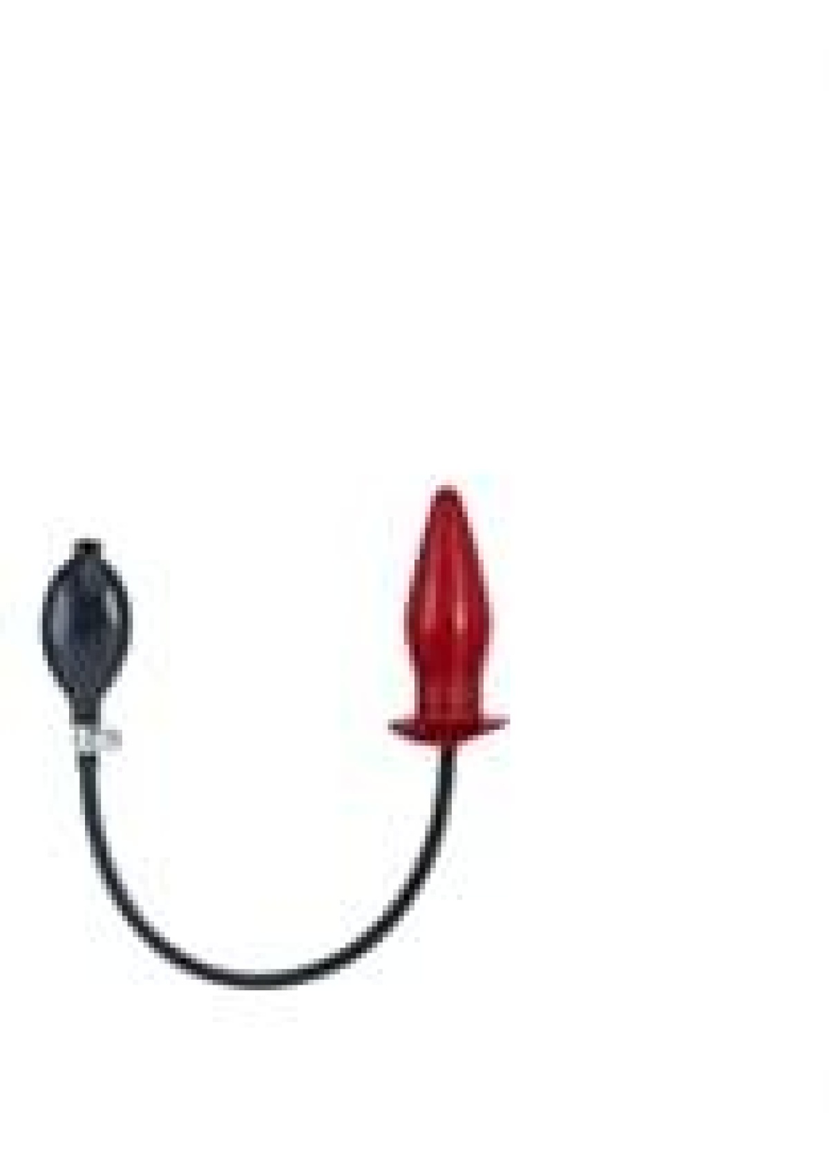 Inflatable Butt Plug Rød L Soft