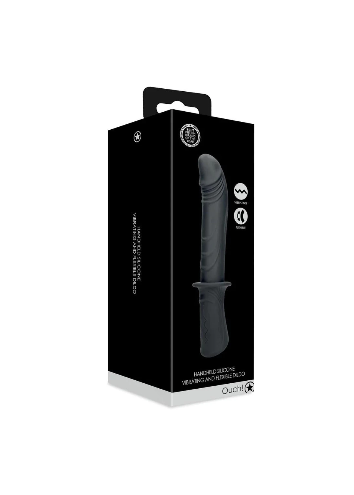 Hand Held Vibrating Sex Machine - Black