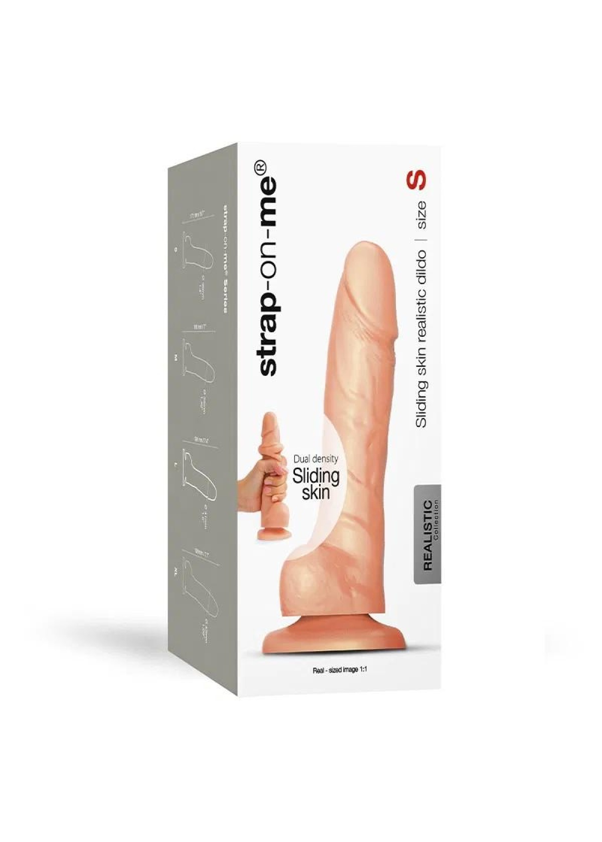 Strap-On-Me - Sliding Skin Realistic Dildo Size S - Nude