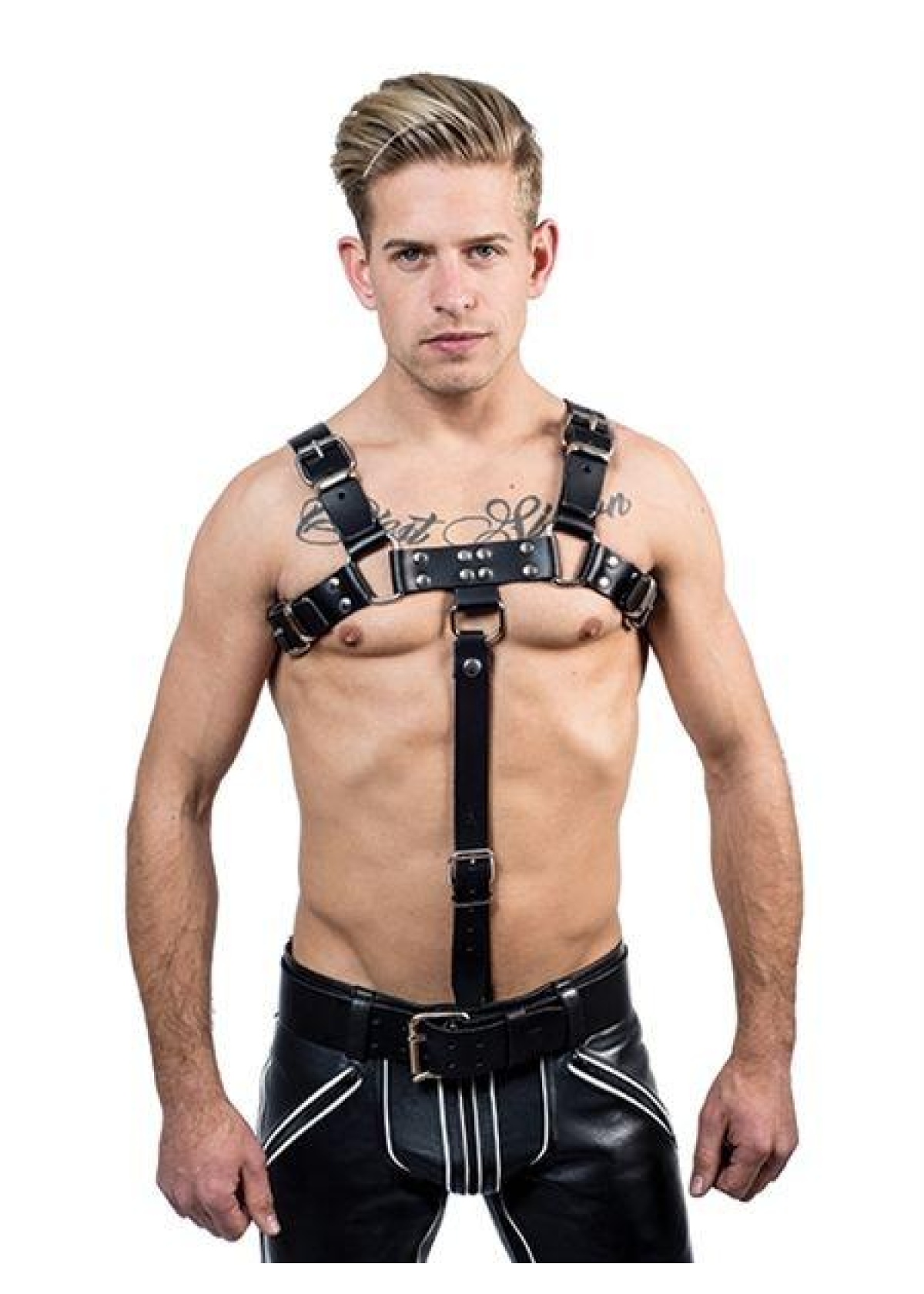 Mister B Leather Extension Strap Saddle-Black