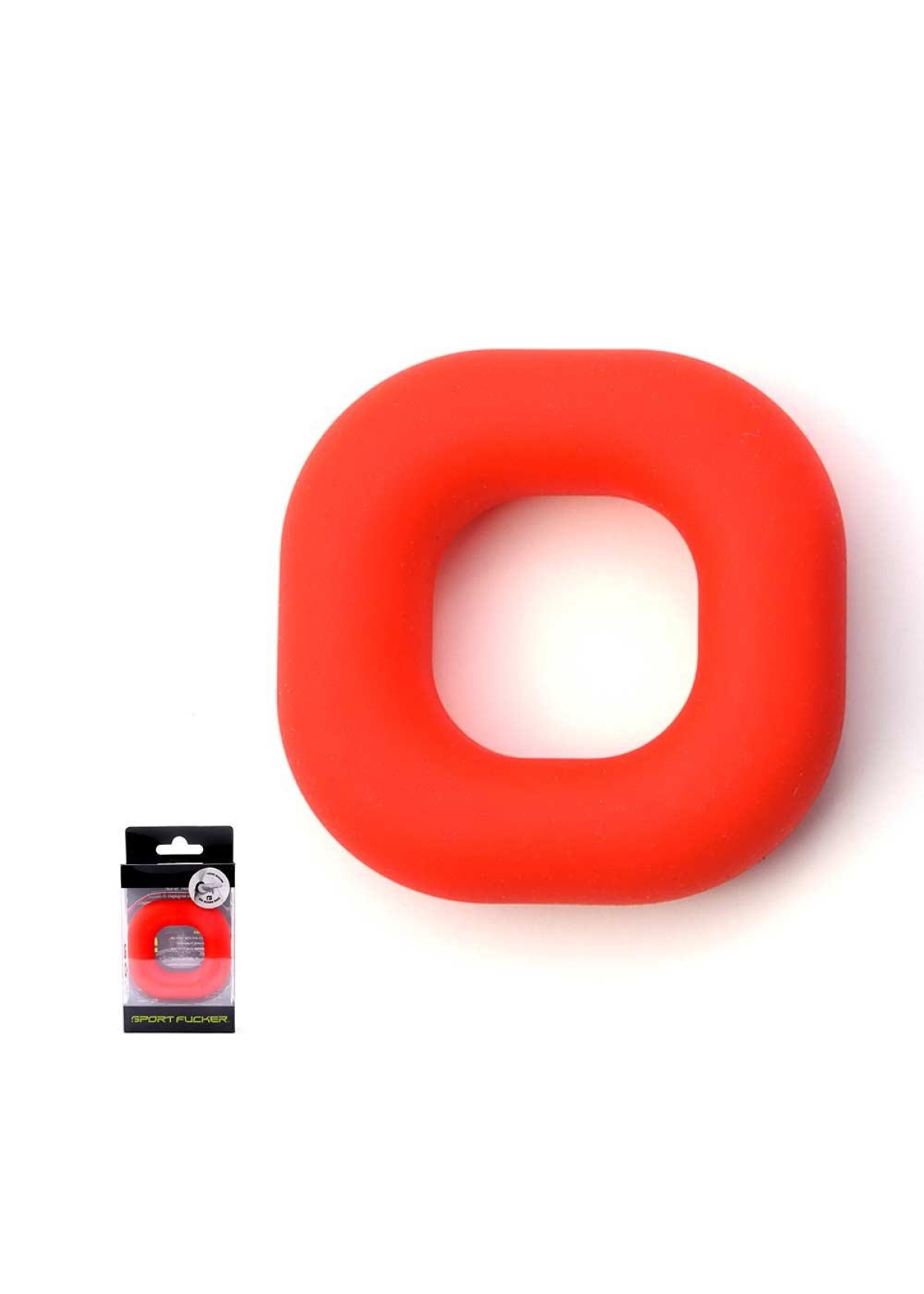 Liquid Silicone Big Boner Ring - Red